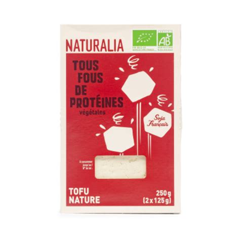 Naturalia Tofu Nature Bio 250G Naturalia Courses En Ligne Et Offres