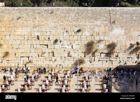 Muro de las Lamentaciones en Jerusalén Israel La oración en el muro