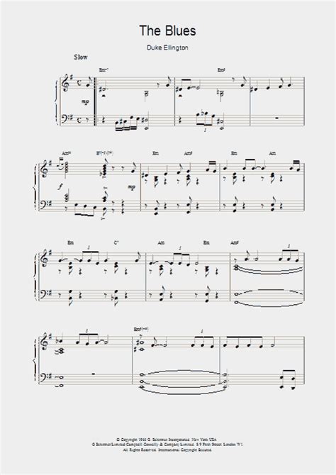 The Blues Piano Sheet Music Onlinepianist