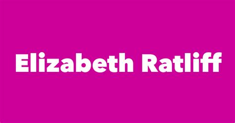 Elizabeth Ratliff Spouse Children Birthday And More