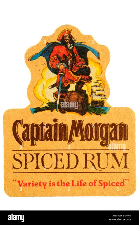 captain morgan spiced rum variety is the life of spiced Stock Photo - Alamy