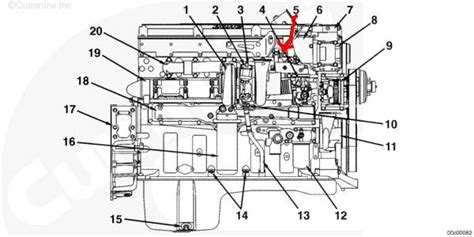 Cummins Isx15 Fuel System Diagram Cummins Isx Sensor Locatio