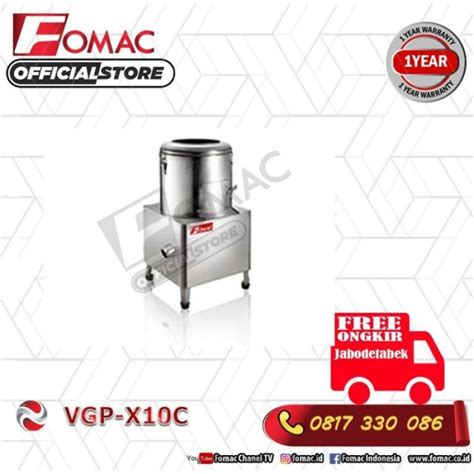 Jual Mesin Pengupas Kulit Kentang Vgp X10c Potato Peeler Fomac Di