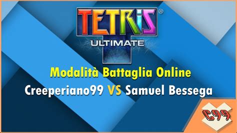 Tetris Ultimate 3DS Modalità Battaglia Online contro Samuel Bessega