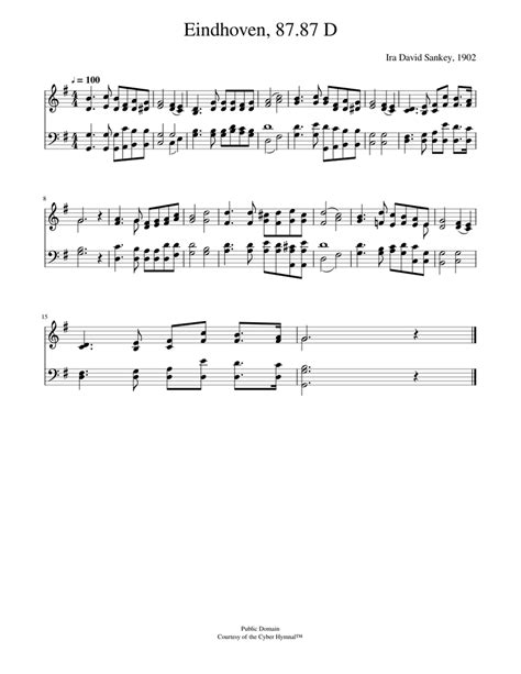 What A Friend We Have In Jesus Ira D Sankey Sheet Music For Piano