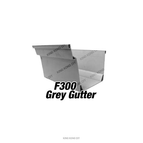 1 METER ARENSI MARLEY F300 F370 UPVC Rainwater Gutter Rain Gutter