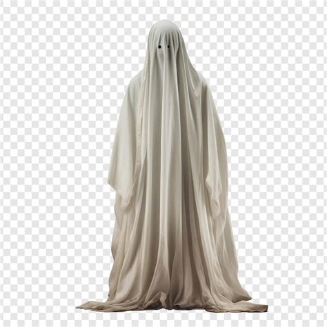 Personaje Fantasma Para Halloween Aislado En Un Fondo Transparente