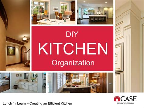 Diy Kitchen Organization Tips Tricks And The Triangle Workflow Ppt