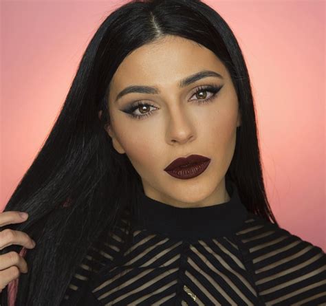 Instagram Post By Teni Panosian • Jan 7 2017 At 759pm Utc Red Lips Makeup Look Dark Lip