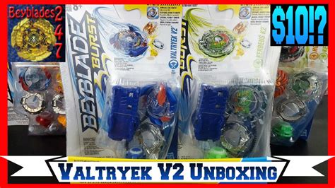 2 For 10 Beyblade Burst Starter Packs Valtryek V2 Unboxing Review Youtube