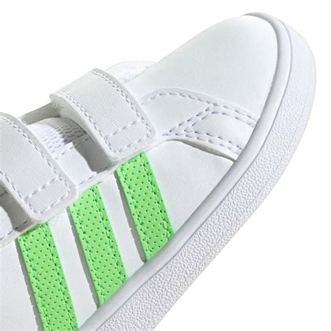 Scarpe Sneakers Adidas Grand Court Con Strappo Da Bambino Rif Gx