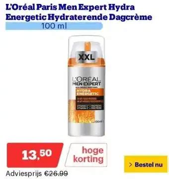 LOréal Paris Men Expert Hydra Energetic Hydraterende Dagcrème