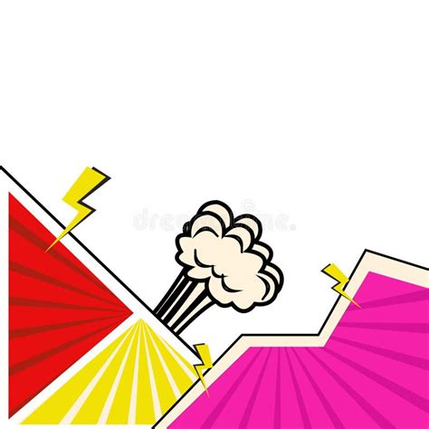 comic border effect stock vector illustration  abstract