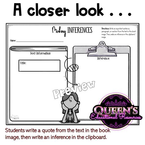 Inference Graphic Organizer Th Grade