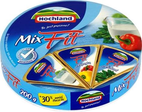 Hochland Serek Topiony Tr Jk Tnych Porcji Mix Fit