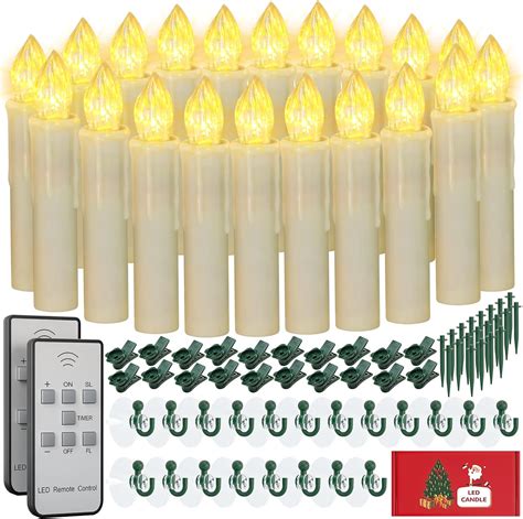 Window Candles With Remote Timer Pchero Waterproof Dimmable Led