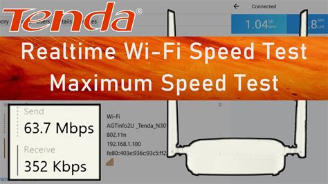 Tenda N Ghz N Wi Fi Router Speed Test Real World Speed