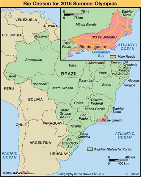 Rio Country Map Rio Municipalities Map Brazil