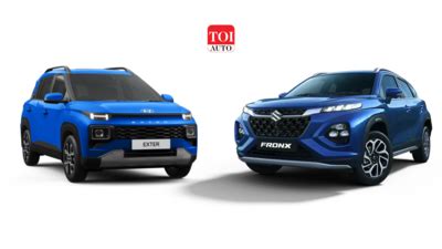 Hyundai Exter Vs Maruti Suzuki Fronx Price And Specs Compared Times