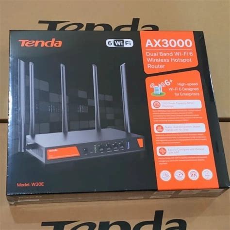 Jual Tenda W30E AX3000 WiFi 6 Dual Band Gigabit Load Balance Router