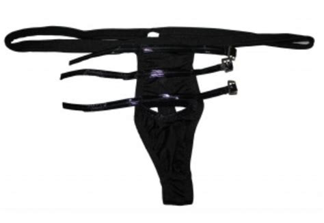 Mens Erotic G String Thong Buckle Underwear Lingerie Black Strap Exposed Onesize Ebay