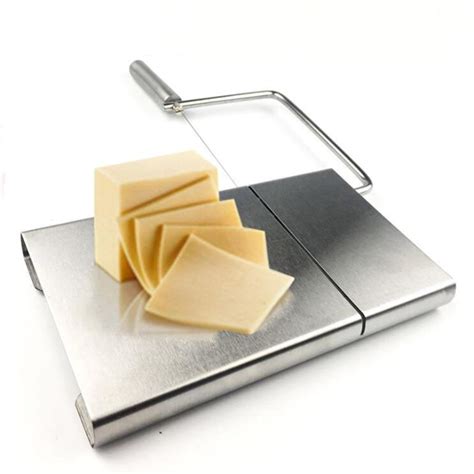 Topchances Cheese Slicer Stainless Steel Cheese Cutter Wire Cheese