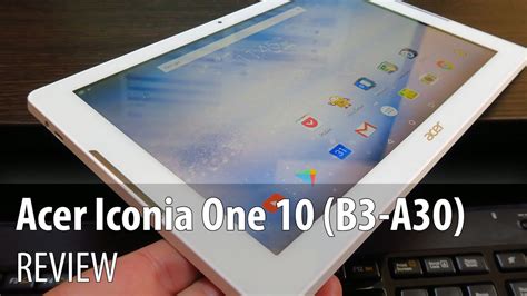 Acer Iconia One B A Review Youtube