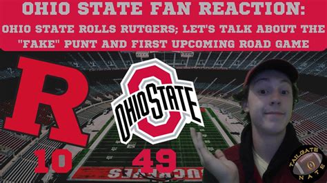 OSFR Season 3 2022 Game 5 Ohio State Fan Reacts To Rutgers Game Let