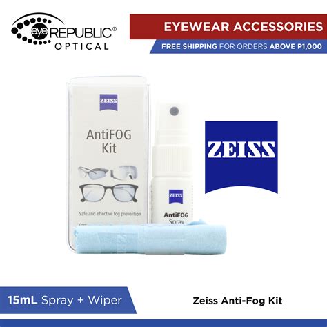 Zeiss Anti Fog Kit With 15ml Spray Wiper Expiry Dec 2024 EYE