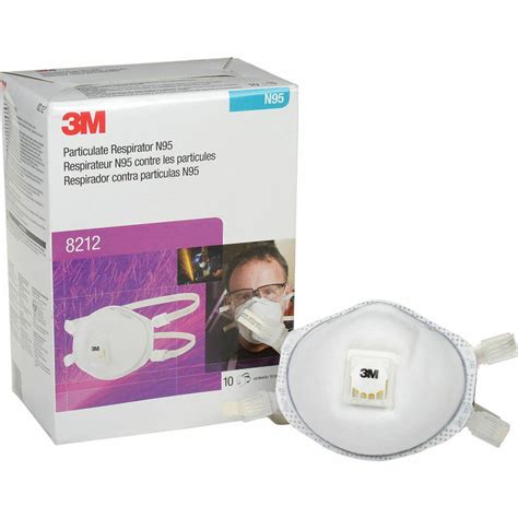 3m 8212 N95 Disposable Respirator Welding 10 Pieces Per Box Ready