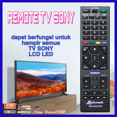 Jual Remot Remote Tv Sony Lcd Led Multi Ed Dus Shopee Indonesia