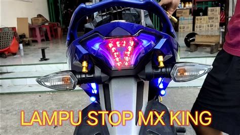 Pasang Lampu Stop Led In Yamaha Mx King Youtube