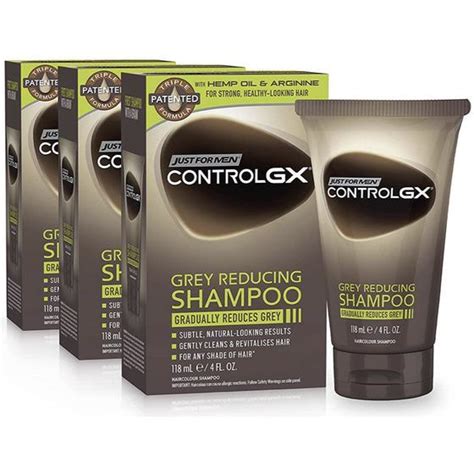 Kit Com 3 Shampoo Control Gx Normal Redutor De Grisalhos Just For Men No Magalu Magazine