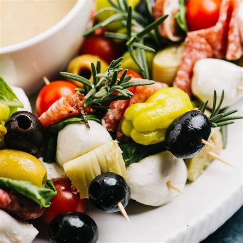 Italian Antipasto Platter With Anchovy Vinaigrette Our Salty Kitchen