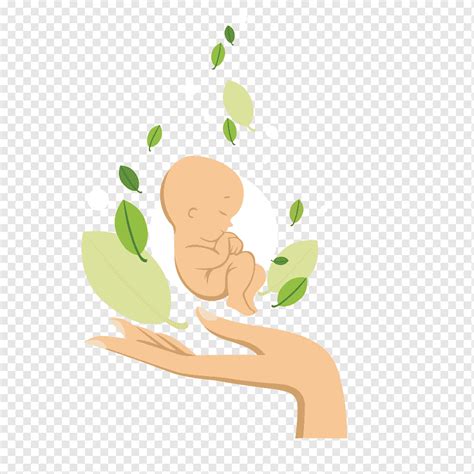 Baby And Left Hand Illustration Infant Illustration Newborn Baby