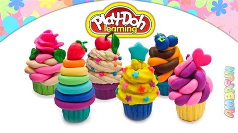 Play Doh Cupcakes Modelling Creative Ice Cream Cupcake Play Doh