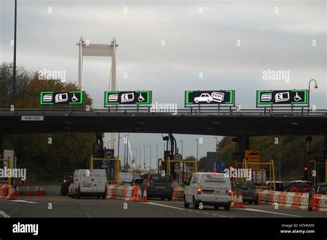 Severn Bridge Crossing Toll Booth Stock Photo 125165201 Alamy