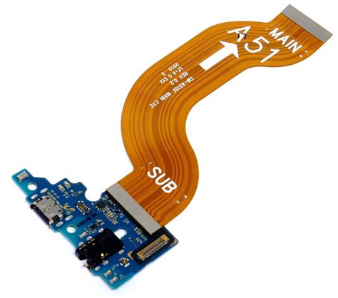 Original Samsung Galaxy A51 SM-A515F/DS Ladebuchse USB Flex LCD Display ...