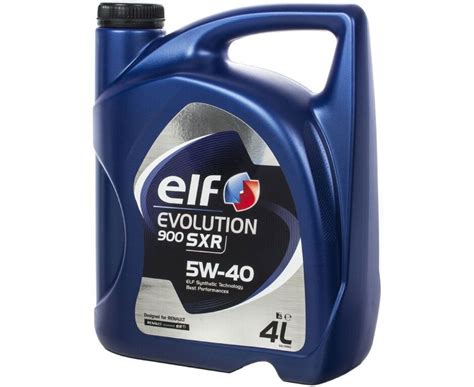 Масло моторное ELF evolution 900 SXR 5w40 API SL/CF ACEA A5/B5 4L