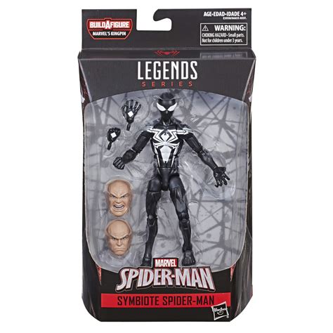 6 Inch Original Hasbro Spider Man Retro Marvel Legends Symbiote Spider