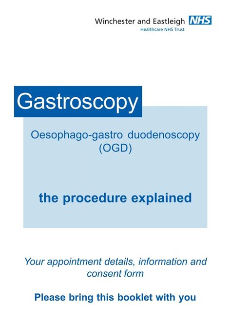 Gastro Duodenoscopy Ogd