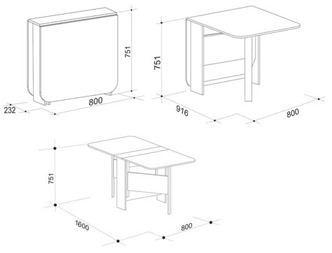 Мини стол-книжка своими руками, чертежи и схемы сборки