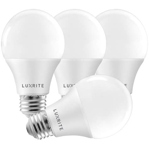 Luxrite A19 LED Bulb 1100 Lumens 3500K Natural White Dimmable 11W