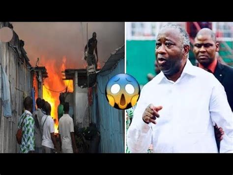 Ça chauffe en cote d ivoire Les pro Gbagbo incendie Ouattara Makosso