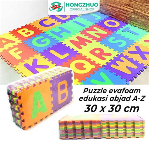 Jual Matras Puzzle Lantai Anak Evamat X Motif Huruf Hewan Buah