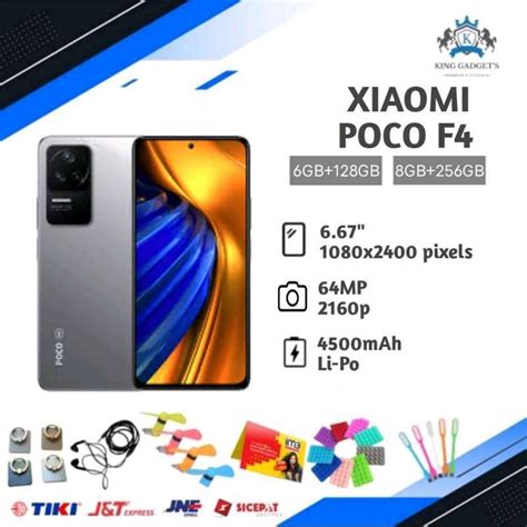 Jual XIAOMI POCO F4 RAM 6 128GB 8 256GB GARANSI RESMI XIAOMI