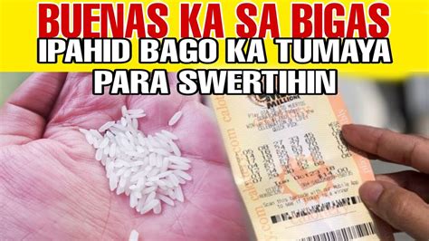 BUENAS KA SA BIGAS IPAHID BAGO KA TUMAYA PARA SWERTIHIN APPLE PAGUIO1