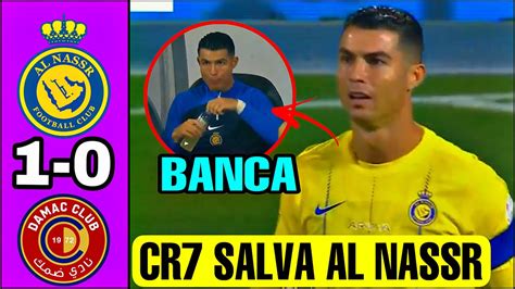 Cristiano Ronaldo Lidera Al Nassr Damac Liga Saudi Spl Cr Hoy