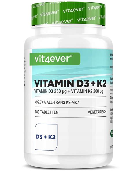 Witamina D3 10000IU K2 MK7 200mcg NATURALNA 180t 10430754956 Allegro Pl