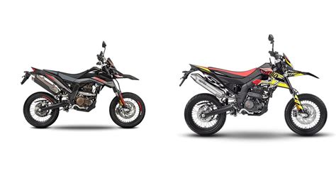 Motorrad Vergleich Malaguti XSM 125 Supermoto 2024 Vs Aprilia SX 125 2022